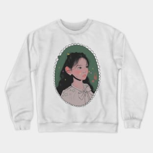 girl in a picture frame Crewneck Sweatshirt